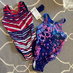 GL elite girls leotards size CL